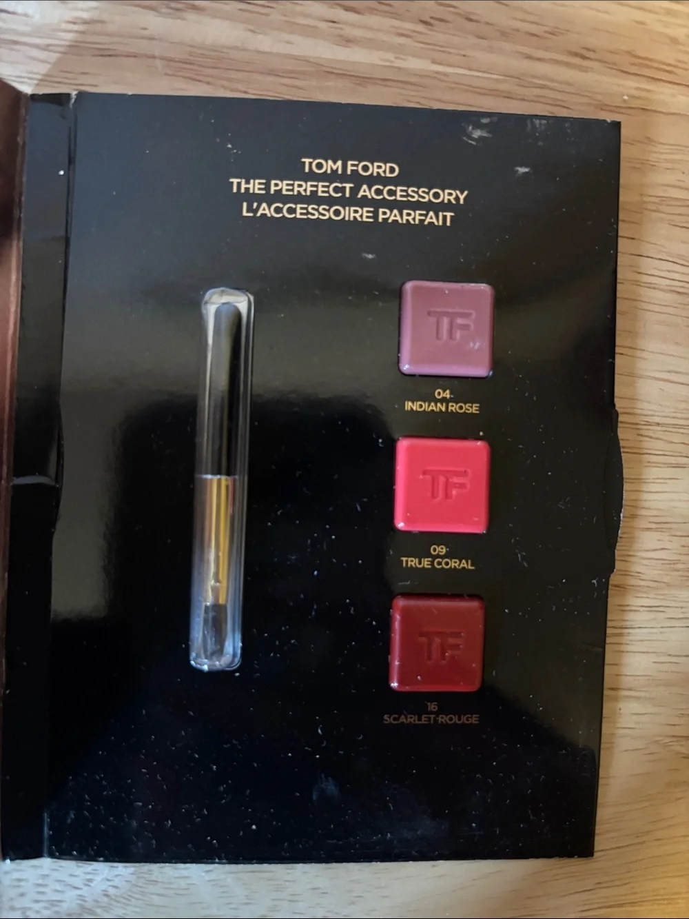 Giorgio Armani, Tom Ford and Kat Von D Lip Samples